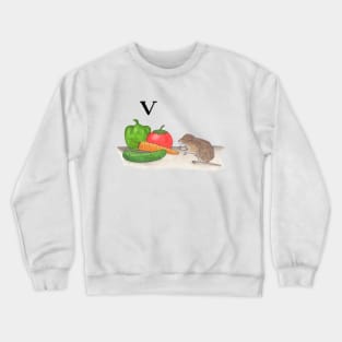 V is for Vole Crewneck Sweatshirt